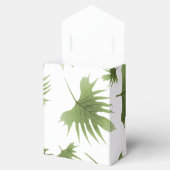 Canarische leder bedankdoosjes (Geopend)