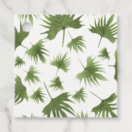 Canarische leder bedankjes labels