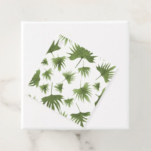 Canarische leder bedankjes labels (In situ)