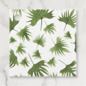 Canarische leder bedankjes labels (Voorkant)