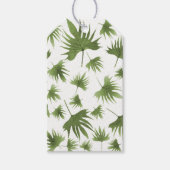 Canarische leder cadeaulabel (Voorkant)