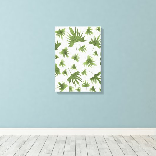 Canarische leder canvas afdruk (Insitu (Houten vloer))