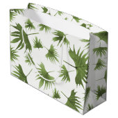 Canarische leder groot cadeauzakje (Achterkant Gekanteld)