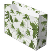 Canarische leder groot cadeauzakje (Voorkant Gekanteld)