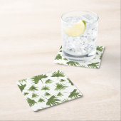 Canarische leder kartonnen onderzetters (Insitu)