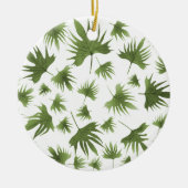 Canarische leder keramisch ornament (Voorkant)