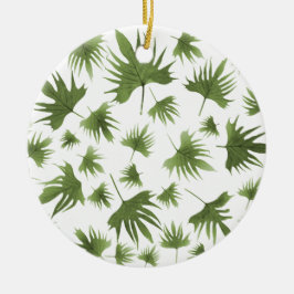 Canarische leder keramisch ornament