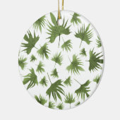 Canarische leder keramisch ornament (Links)