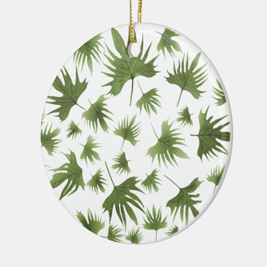 Canarische leder keramisch ornament (Links)