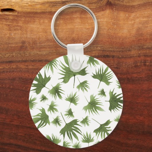 Canarische leder sleutelhanger (Voorkant)