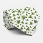 Canarische leder stropdas (Opgerold)