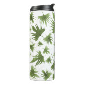 Canarische leder thermosbeker (Gedraaid links)