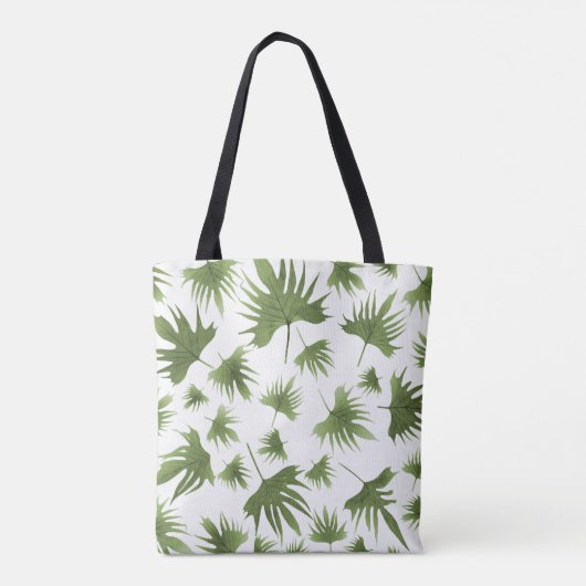 Canarische leder tote bag (Achterkant)