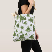 Canarische leder tote bag (Dichtbij)