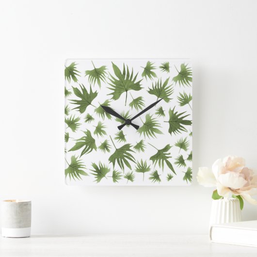 Canarische leder vierkante klok (Huis)