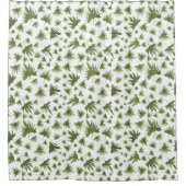 Canarische lederen schoengordijn douchegordijn (Voorkant)