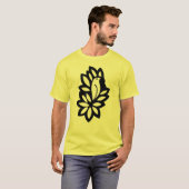 Canarische T-Shirt Black (Voorkant volledig)
