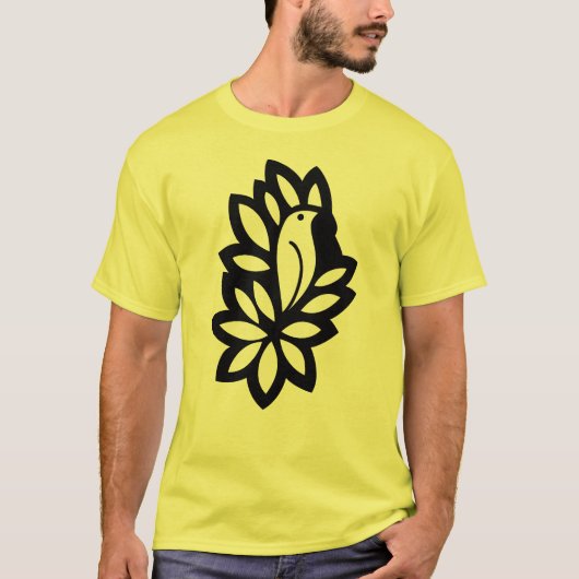 Canarische T-Shirt Black (Voorkant)