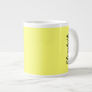 Canarische, vaste kleur grote koffiekop