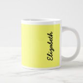 Canarische, vaste kleur grote koffiekop (Rechts)