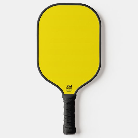 Canarische, vaste kleur pickleball paddle (Voorkant)