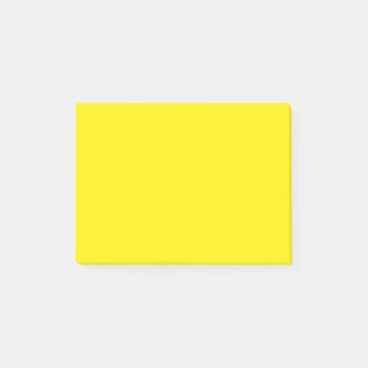 Canarische, vaste kleur post-it® notes (Voorkant)