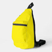 Canarische, vaste kleur sling bag (Rechterhoek)