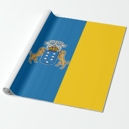 Canarische vlag (Canarische Eilanden) (Canarische  Cadeaupapier
