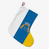 Canarische vlag (Canarische Eilanden) (Canarische Grote Kerstsok (Voorkant (Hangend))