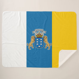 Canarische vlag (Canarische Eilanden) (Canarische  Sherpa Deken