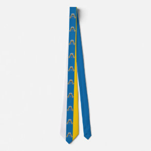 Canarische vlag (Canarische Eilanden) (Canarische Stropdas