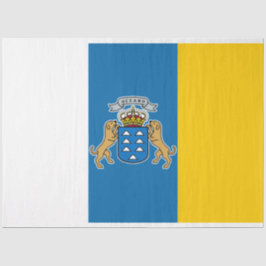 Canarische vlag (Canarische Eilanden) (Canarische  Tissuepapier