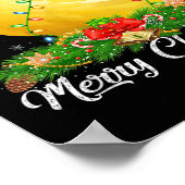 Canarische vogelliefhebber Matching Santa Hat Cana Poster (Hoek)