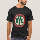 Canarsie Brooklyn  Road Sign Distressed Pri T-shirt (Voorkant)