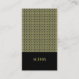 Canary Elegant Patterned Professional Visitekaartje