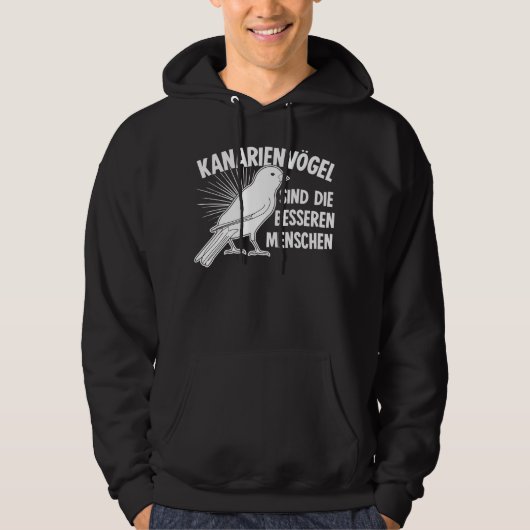 Canary Joke Canary vogels Hoodie (Voorkant)