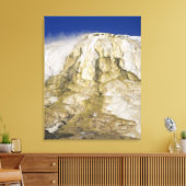 Canary Spring, Mammoth Hot Springs, Yellowstone Na Canvas Afdruk (Insitu (Woonkamer))