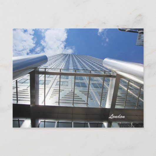 Canary Wharf 1 Canada Square skyscraper Briefkaart (Voorkant)