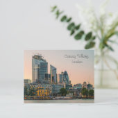 Canary Wharf London Architecture Briefkaart (Staand voorkant)
