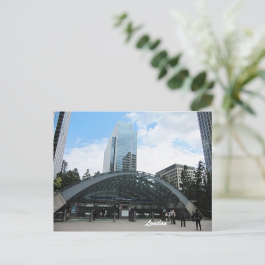 Canary Wharf, London Briefkaart (Staand voorkant)