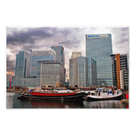 Canary Wharf London Docklands UK Verenigd Koninkri Foto Afdruk