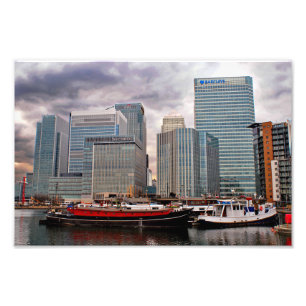 Canary Wharf London Docklands UK Verenigd Koninkri Foto Afdruk