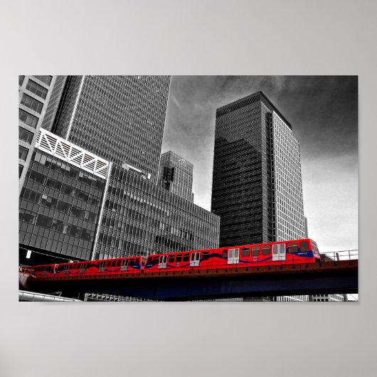 Canary Wharf London Docklands UK Verenigd Koninkri Poster (Voorkant)