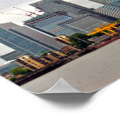 Canary Wharf London Docklands UK Verenigd Koninkri Poster (Hoek)