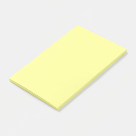 Canary Yellow Simple 4" x 6" Post-it® Notes (Schuin)