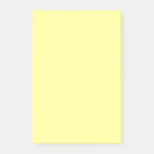 Canary Yellow Simple 4" x 6" Post-it® Notes (Voorkant)
