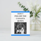 CANASTA BRIEFKAART (Staand voorkant)