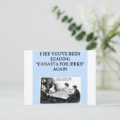 CANASTA BRIEFKAART (Staand voorkant)