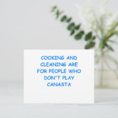 canasta briefkaart (Staand voorkant)