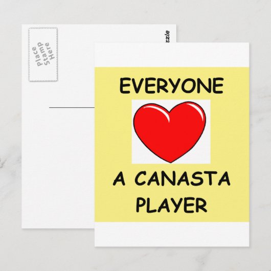 canasta briefkaart (Voorkant / Achterkant)